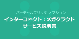 インターコネクト:メガクラウド サービス説明書